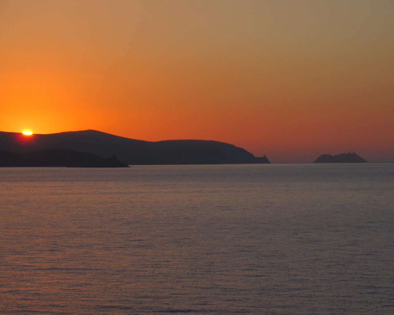 10 Coucher du soleil sur le Cap Corse