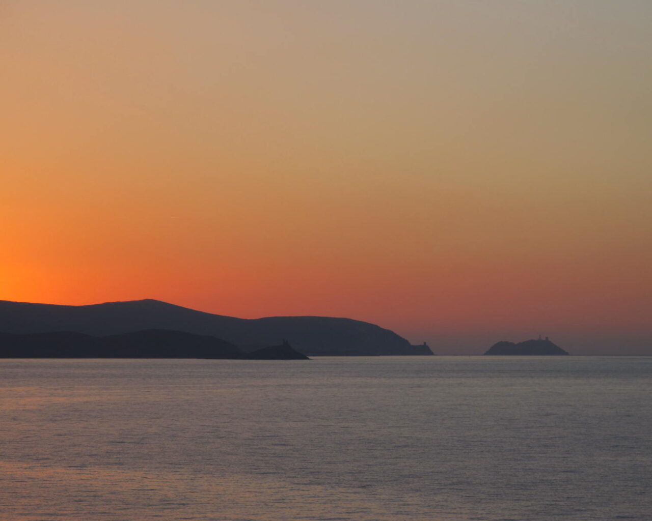 12 Coucher du soleil sur le Cap Corse