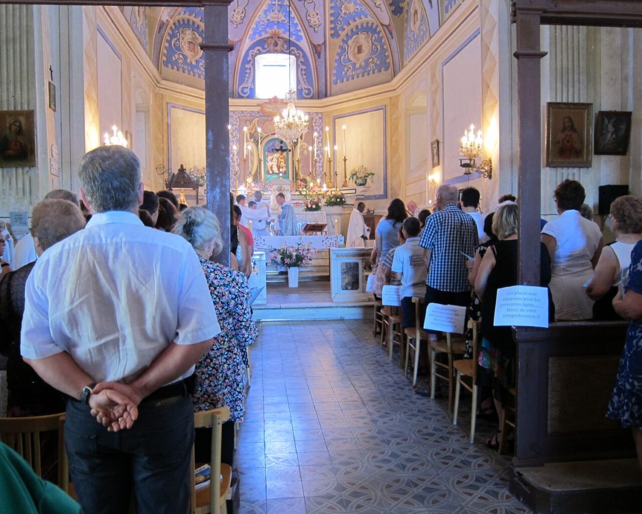 03 15 aout fete de lassomption a la chapelle de Lazio