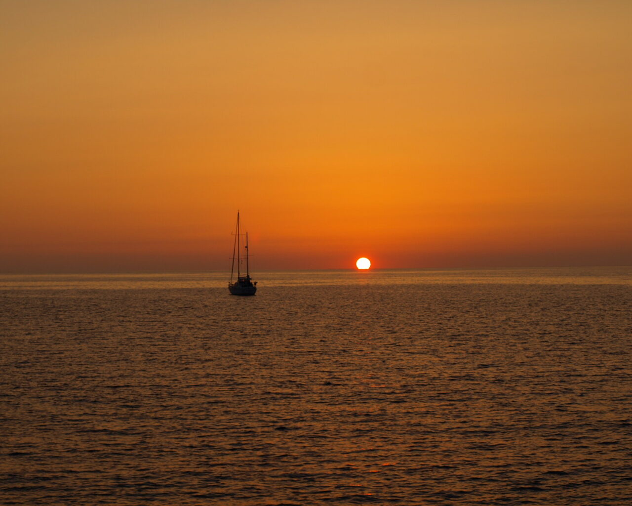 10 Coucher de soleil sur lIle Rousse