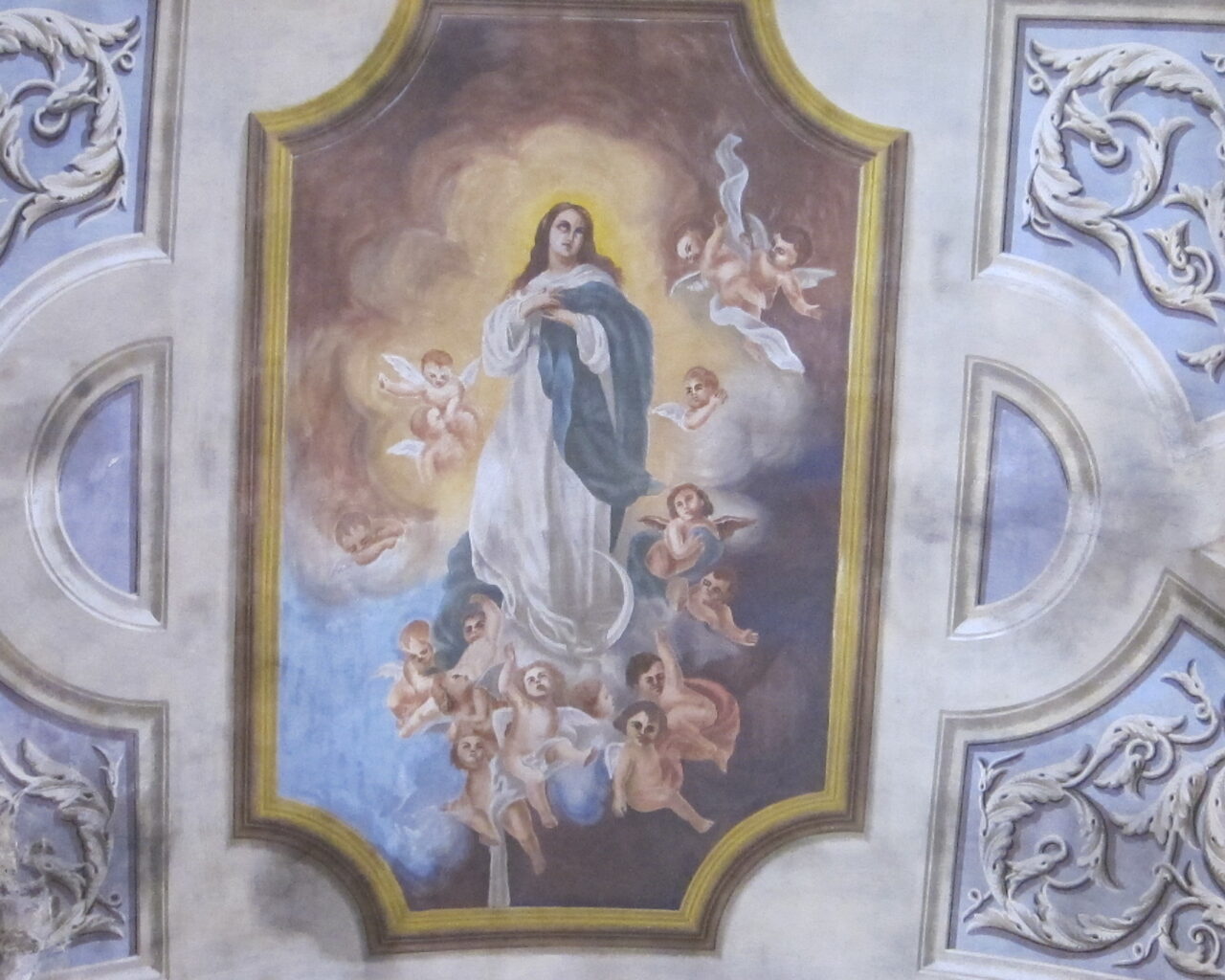 06 Le plafond de l'église Sainte Marie
