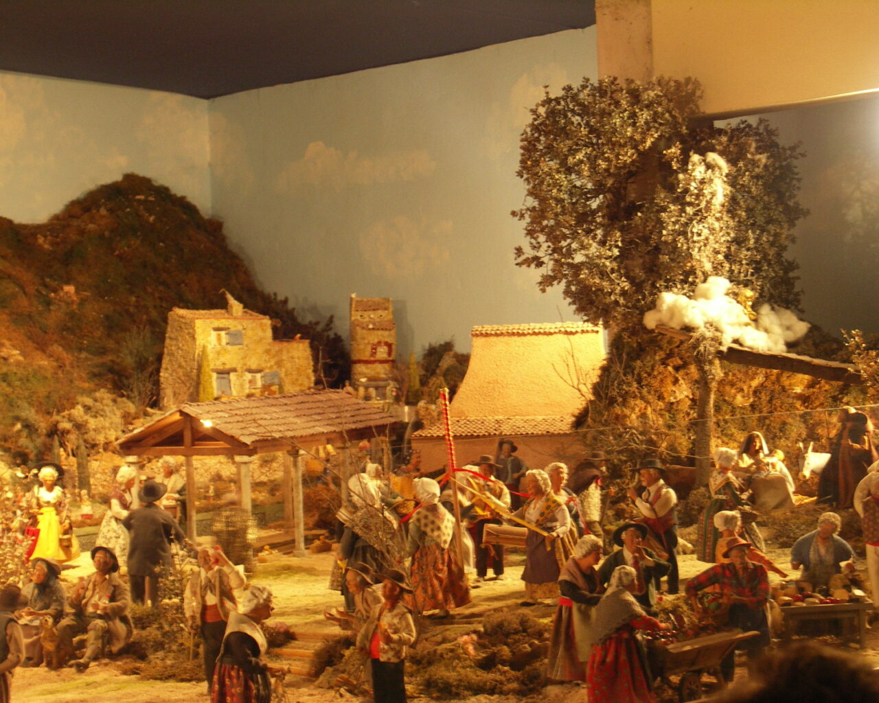 18 Un village provençal et une crèche, installés dans la salle Marcel Pagnol avec un petit spectacle son et lumière