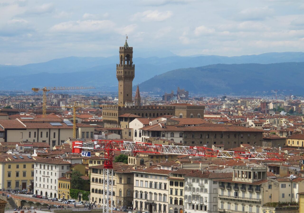 19 Vue sur le Palazzo Vecchio